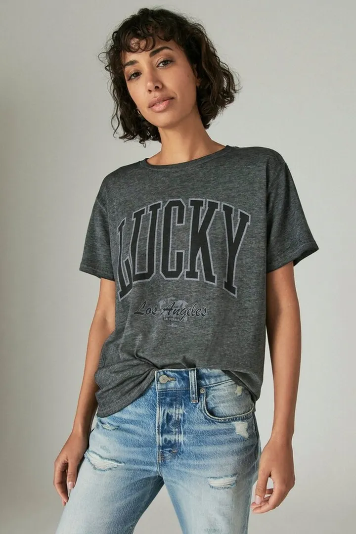 Lucky Los Angeles Boyfriend Tee