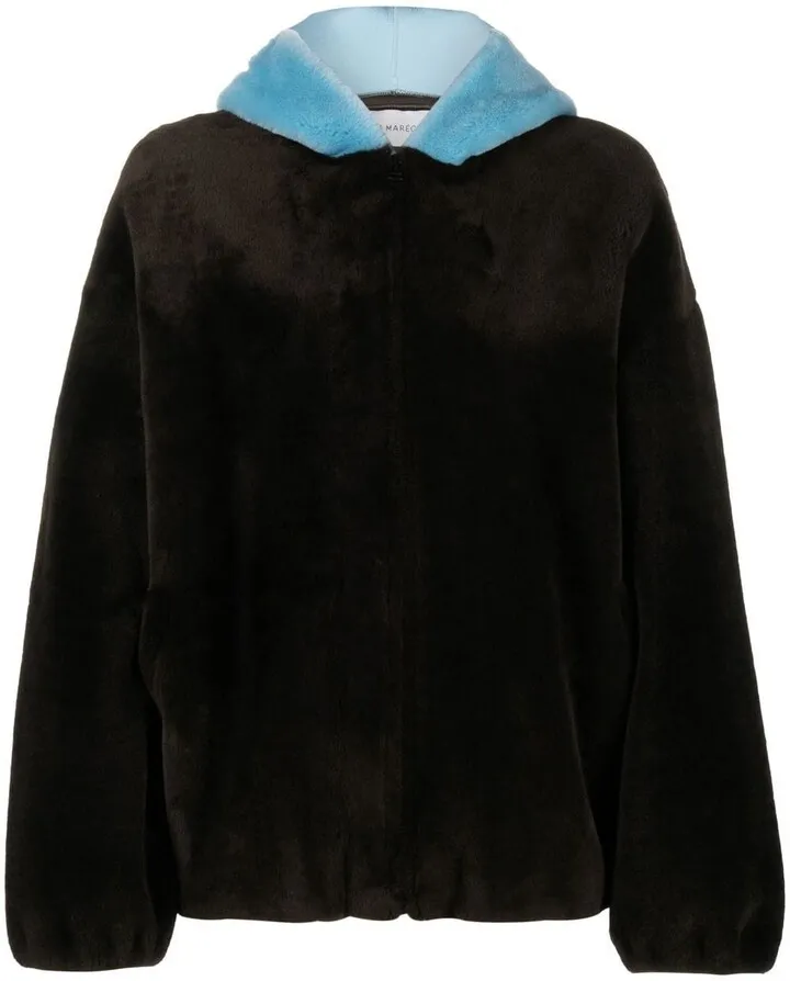 Hooded Shearling Jacket
