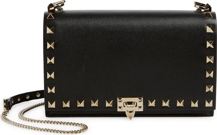 Rockstud Leather Crossbody Bag