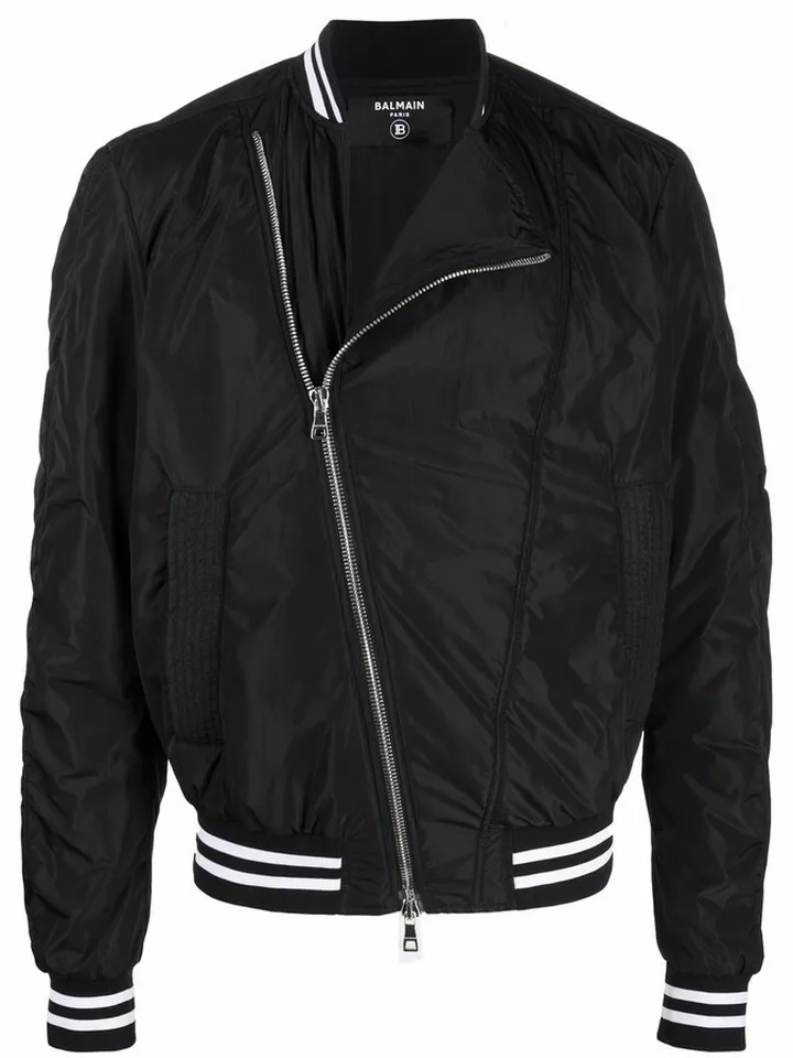 Logo-Print Bomber Jacket