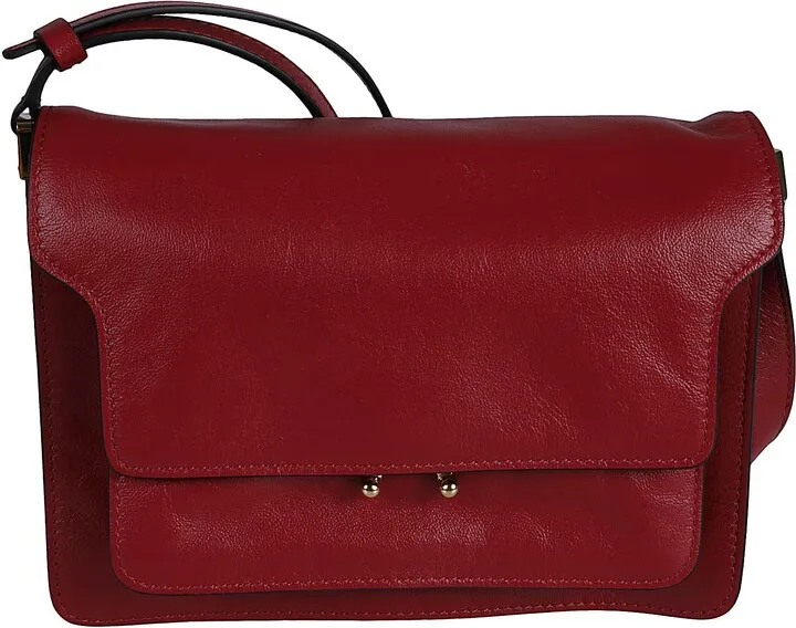 Flap Snap-lock Shoulder Bag