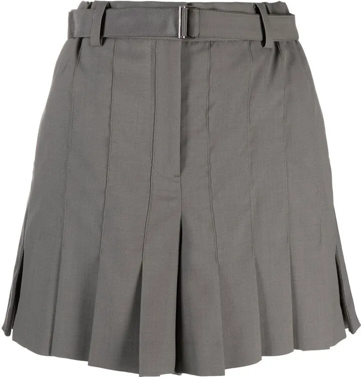 Belted Wide-Leg Shorts