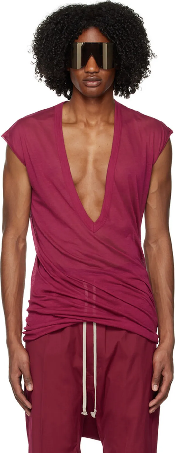 Rick Owens Pink Dylan T-Shirt
