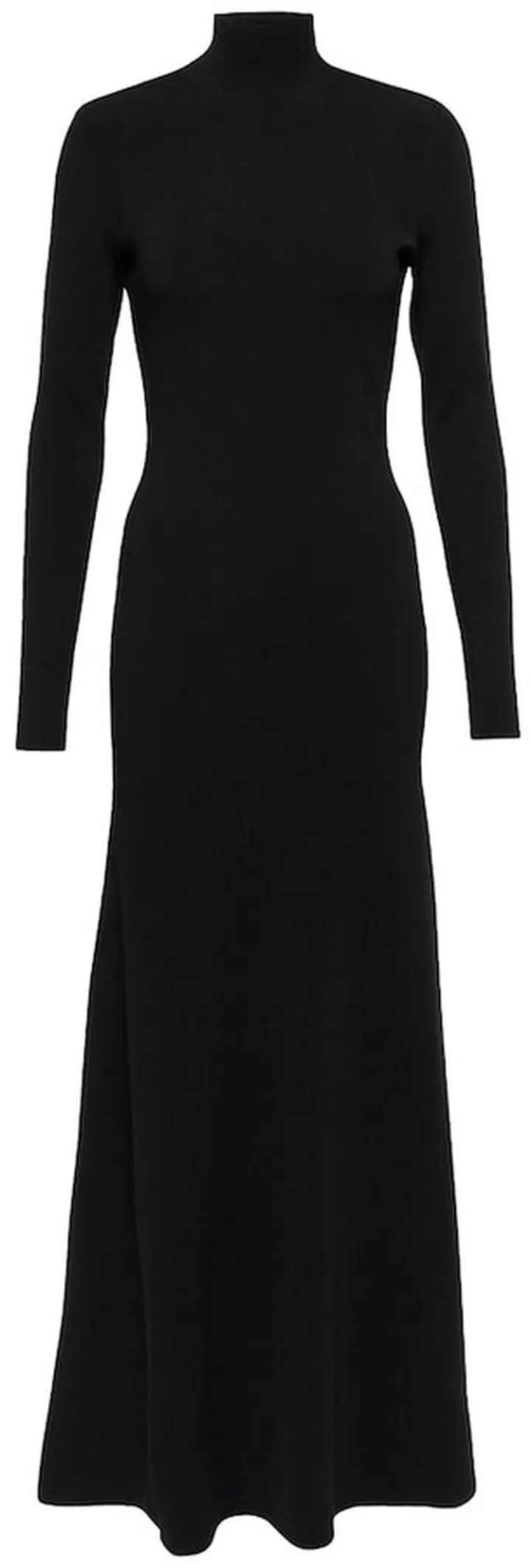 Ribbed-knit maxi dress