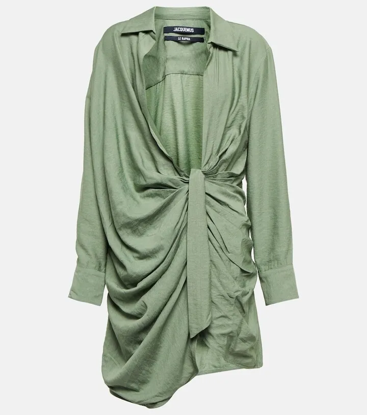 La Robe Bahia tie-detail minidress