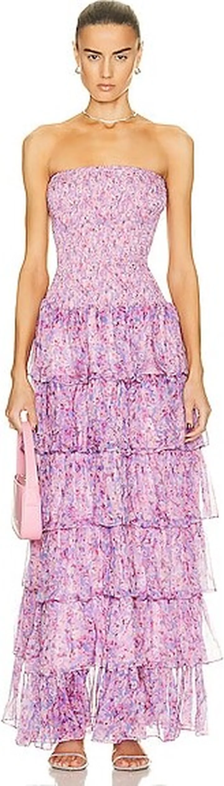 Caroline Constas Karina Gown in Purple