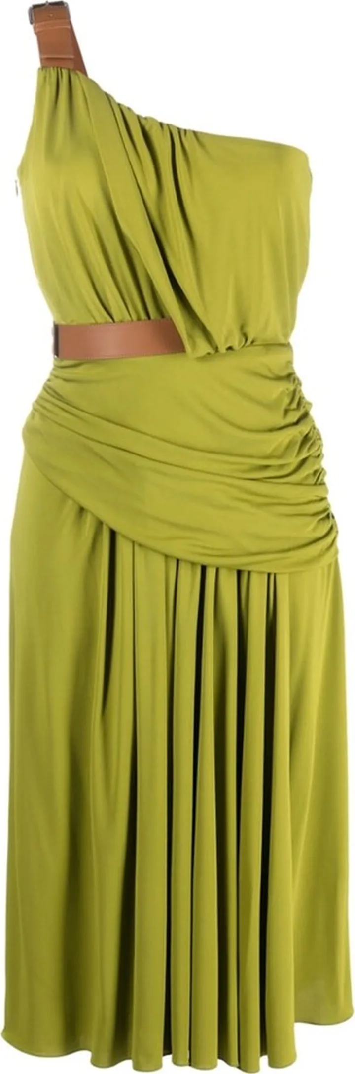 One-Shoulder Draped Dress