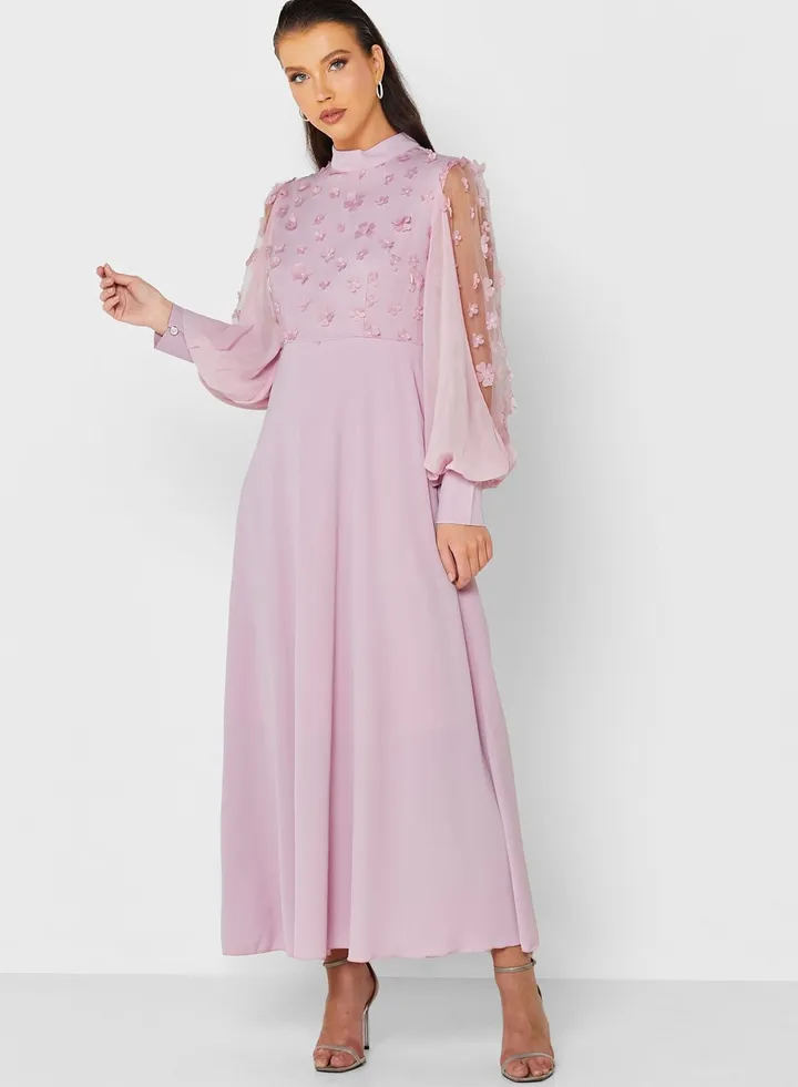 Applique Detail Dress