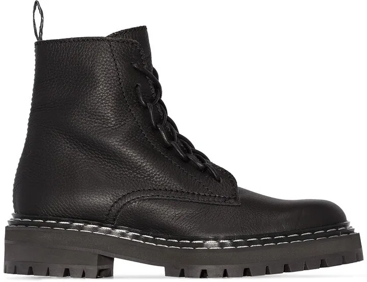 Lug-Sole Combat Boots