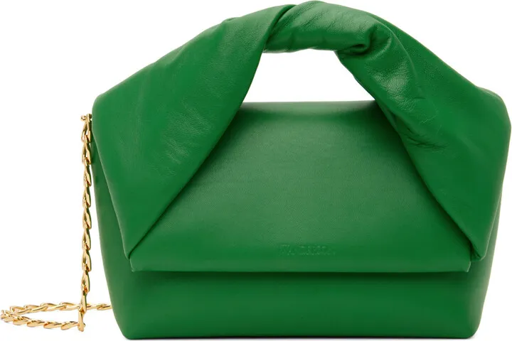 JW Anderson Green Medium Twister Shoulder Bag