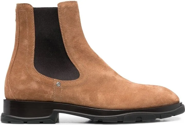 suede Chelsea boots