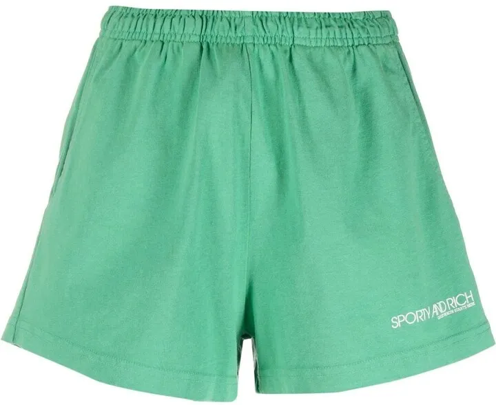 Logo-Print Detail Shorts