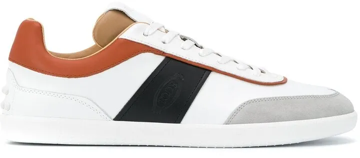 Panelled Low-Top Sneakers