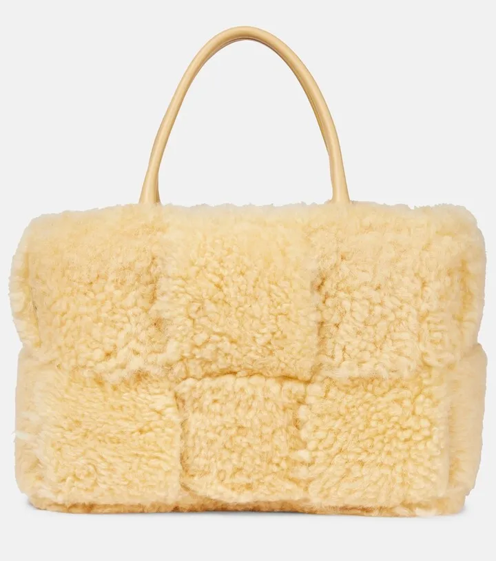 Arco shearling tote