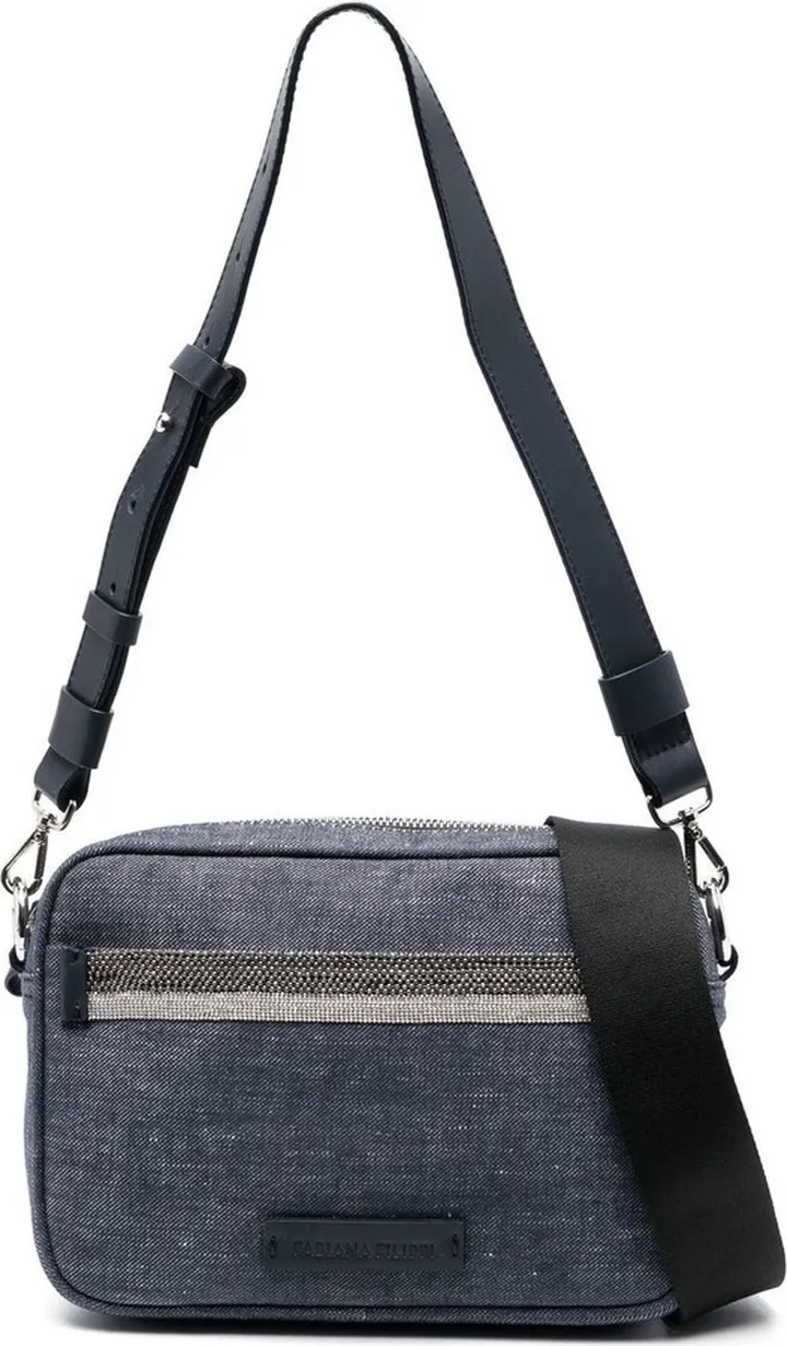 Logo-Patch Detail Crossbody Bag
