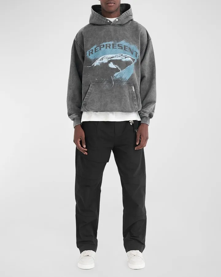 Men's Shark Graphic Hoodie
