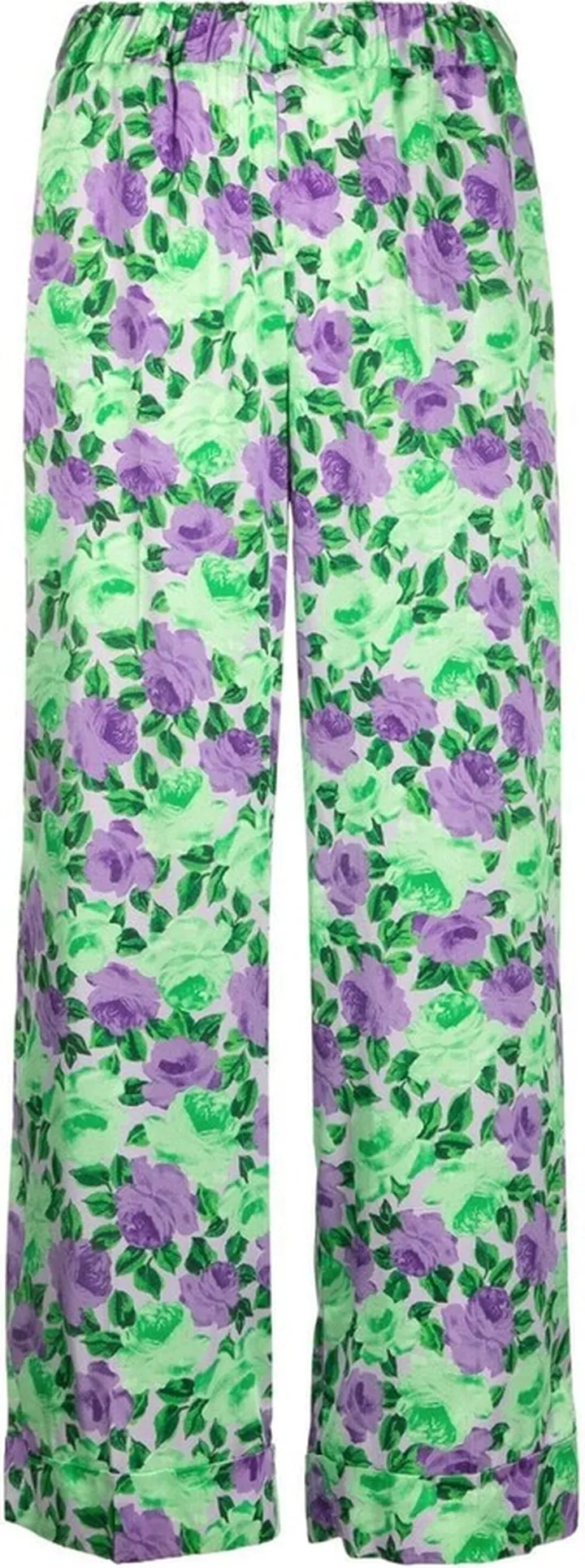 Pantalone floral print trousers