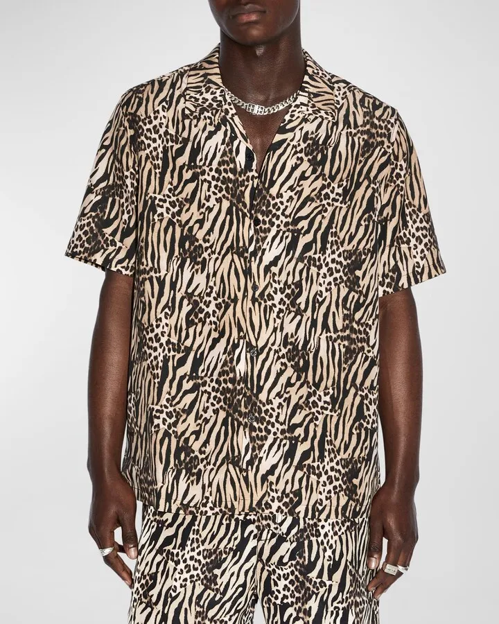 Men's Star Zoo Tencel Camp Shirt
