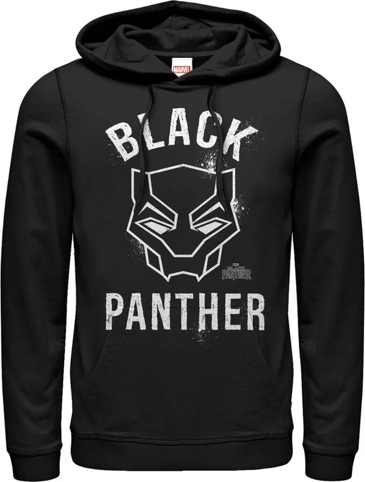 Men's Marvel Black Panther 2018 Classic Pull Over Hoodie - Black - Large