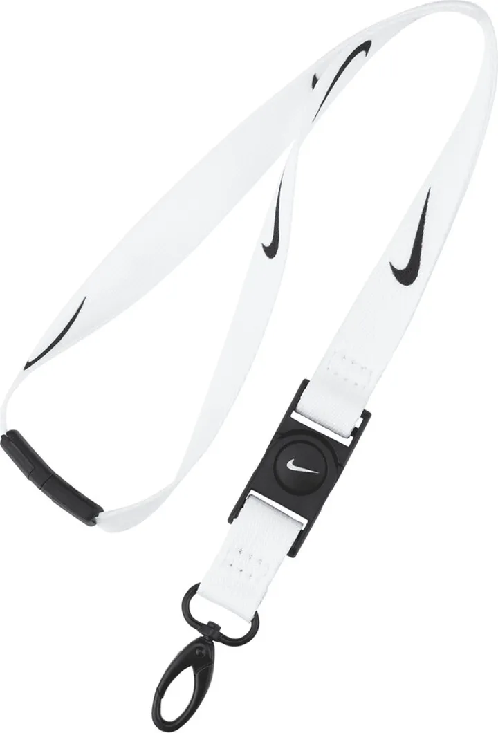 Nike Unisex Premium Lanyard in White