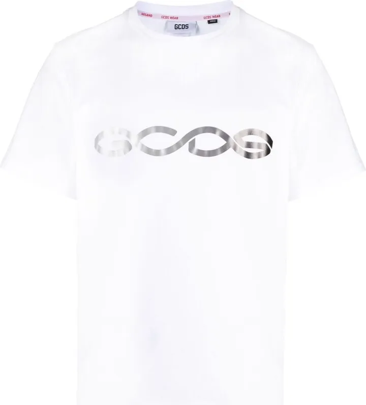 logo-print cotton T-shirt