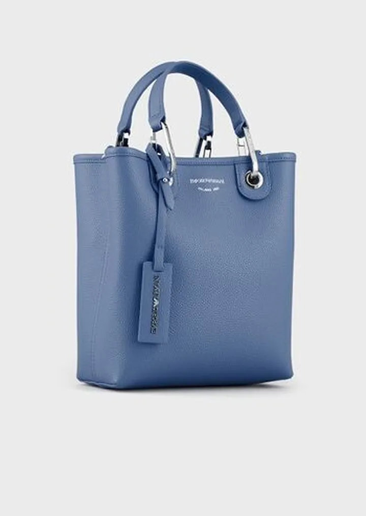 Deer-print MyEA vertical shopper bag