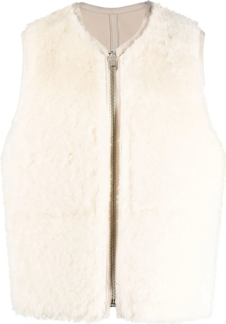 Reversible Shearling Gilet