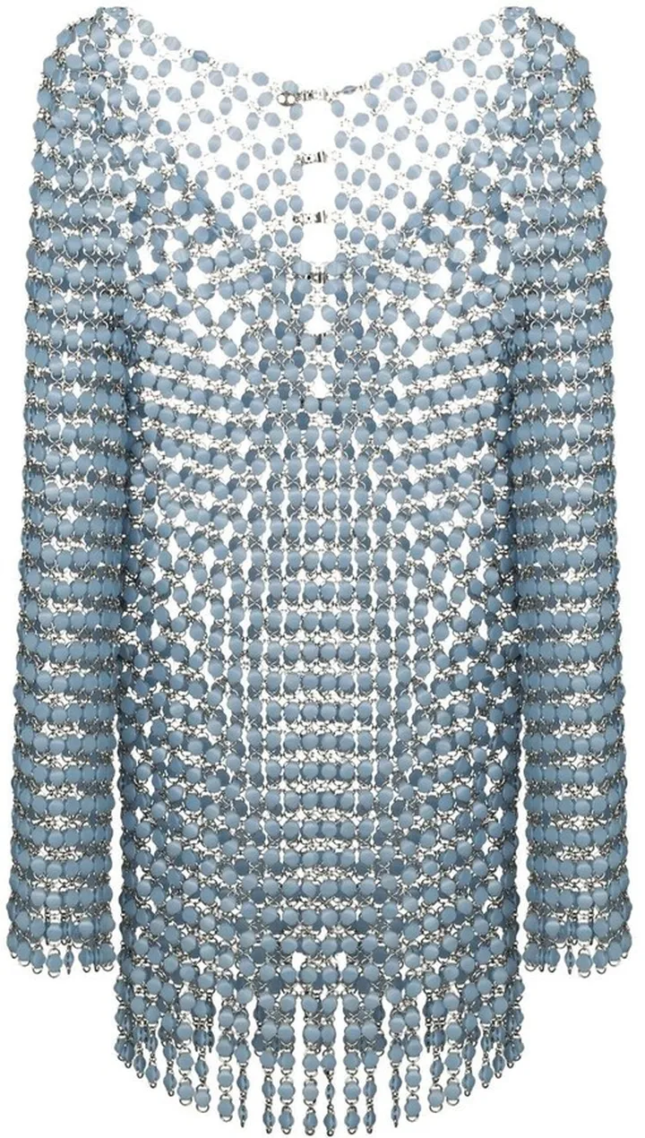 Embellished Mini Dress