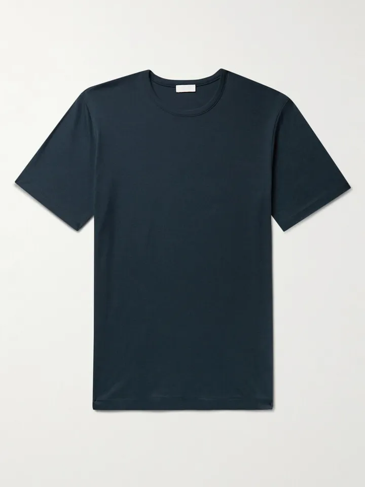 Sea Island Cotton-Jersey T-Shirt