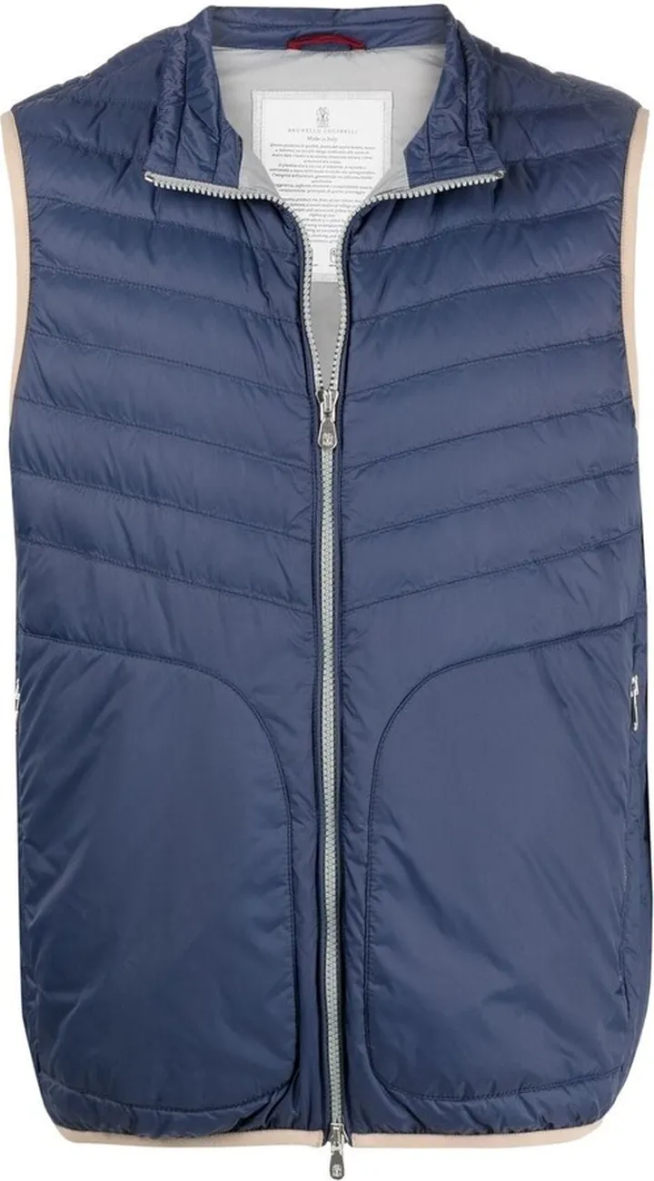 Quilted Zip-Up Gilet