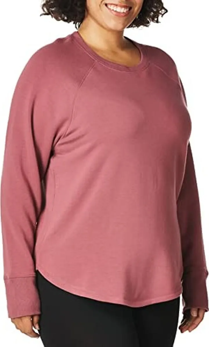 Core 10 Women's Cloud Soft Fleece Standard-Fit Long-Sleeve Sweatshirt