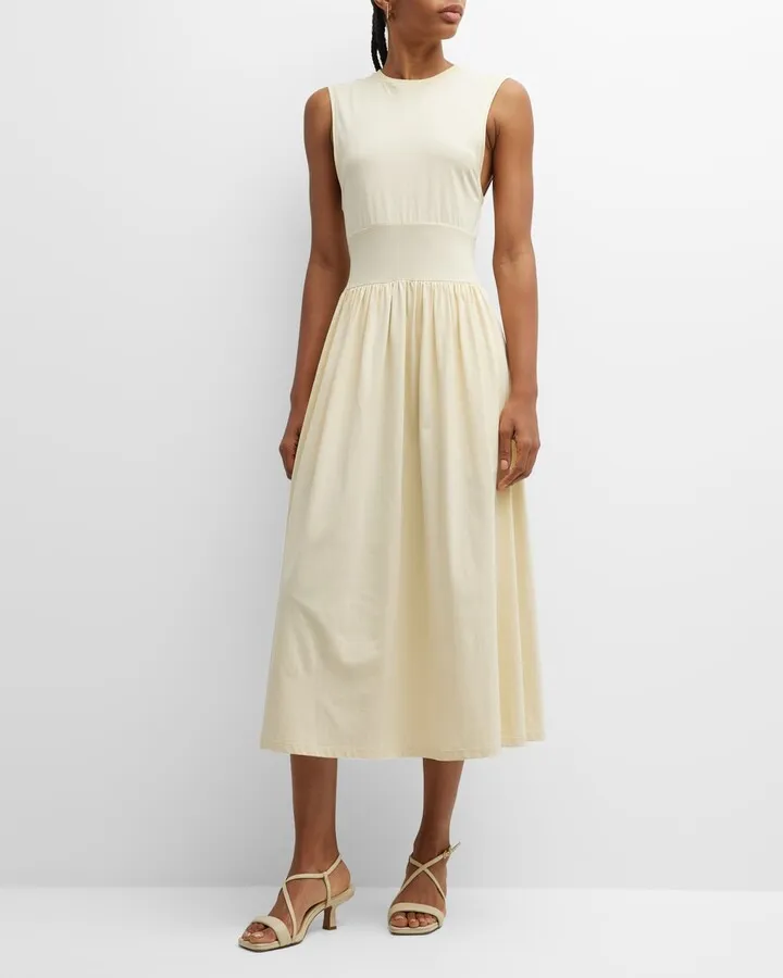 Sleeveless Cotton Tee Dress