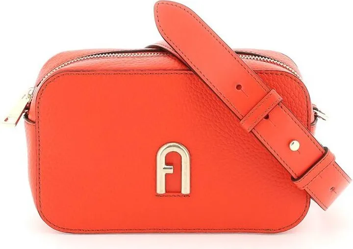 Furla Logo-Plaque Zipped Mini Crossbody Bag