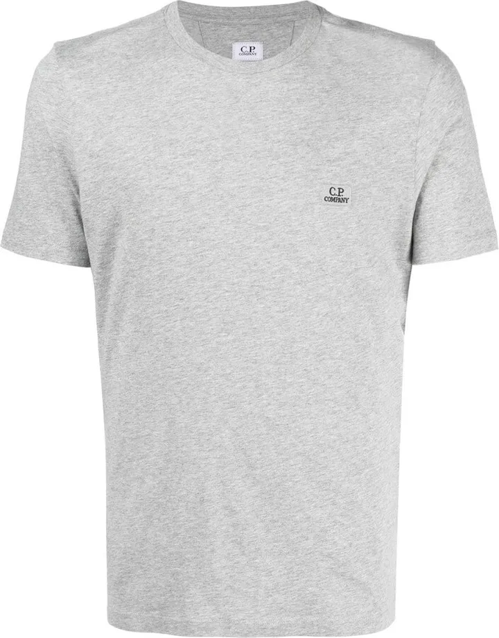 embroidered-logo detail T-shirt