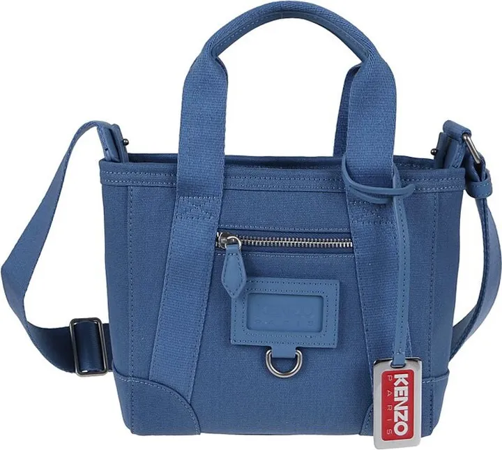 Kenzo Logo Detailed Zipped Shoulder Bag