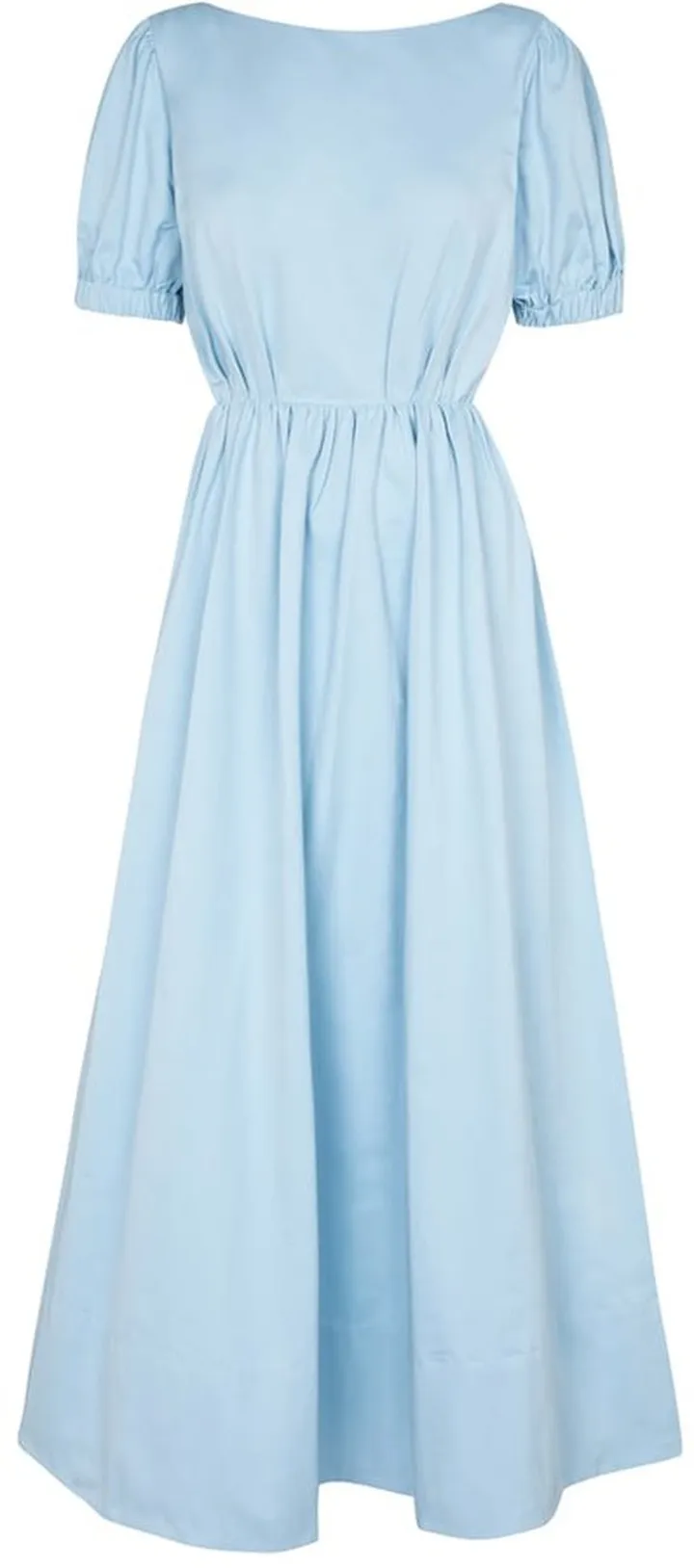 Alix cotton-blend faille maxi dress