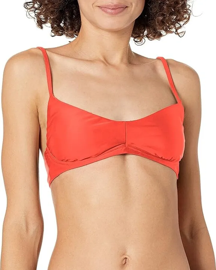 Body Glove Women's Standard Smoothies Palmer Underwire Adjustable Bikini Top Swimsuit (Spark) Women's Swimwear