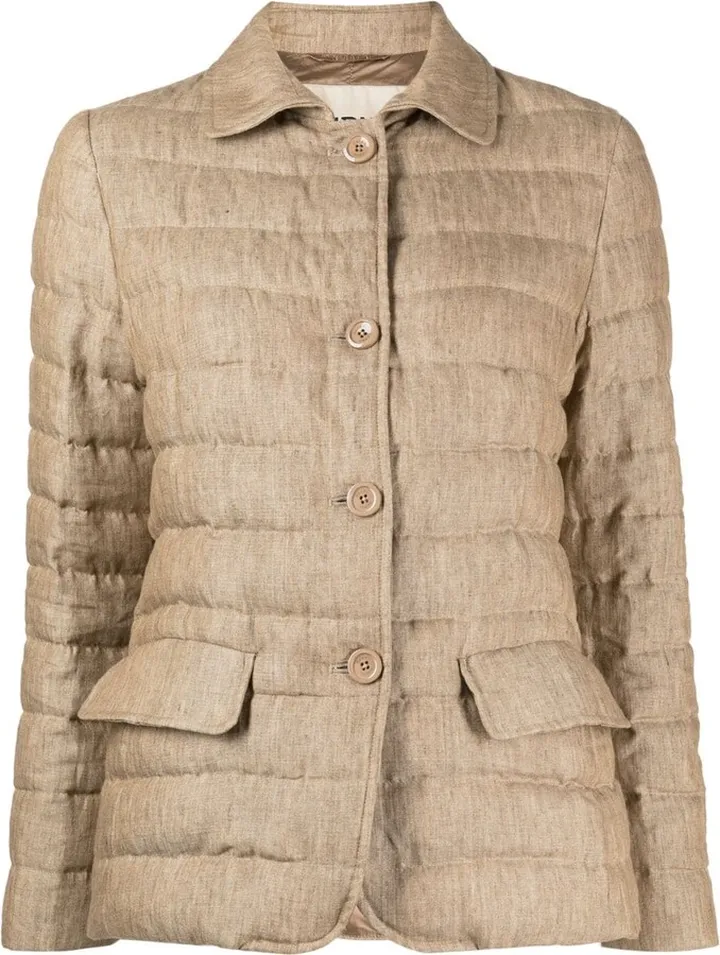Padded Button-Up Jacket
