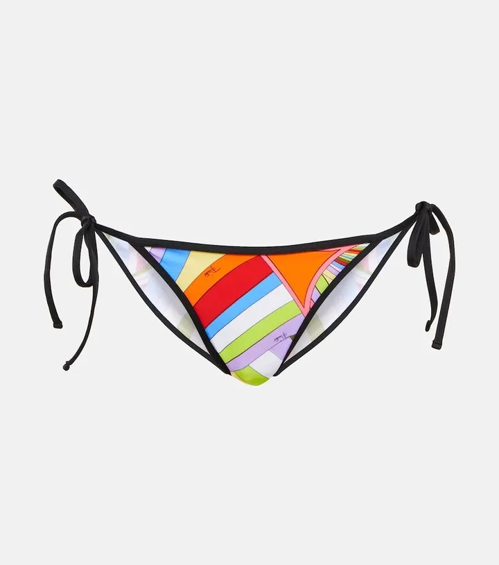 Printed bikini bottoms
