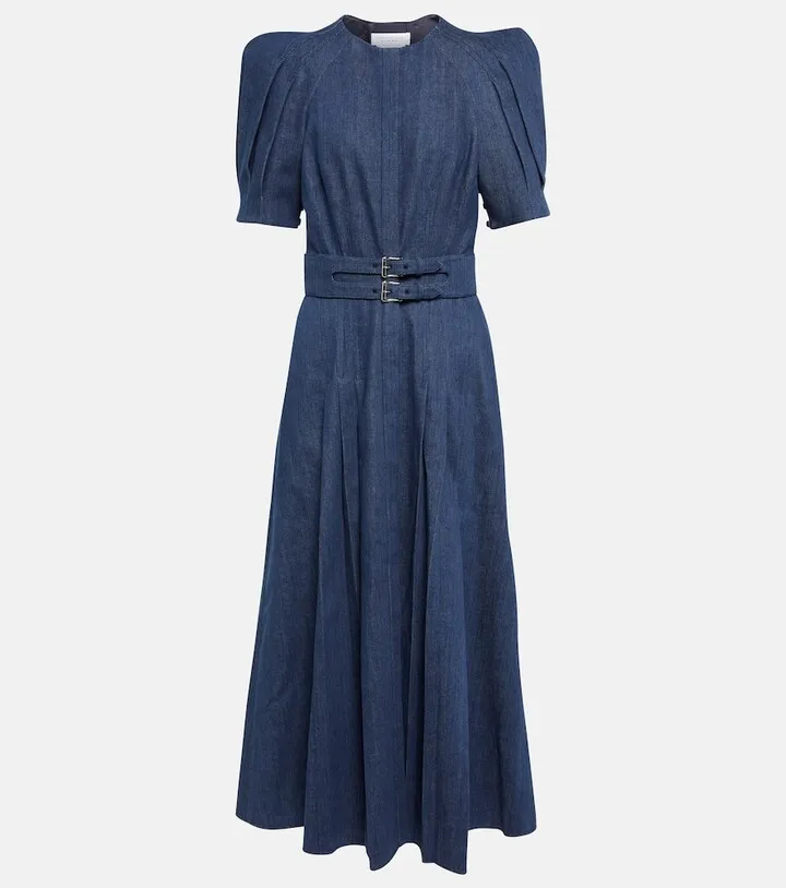 Patricia denim midi dress