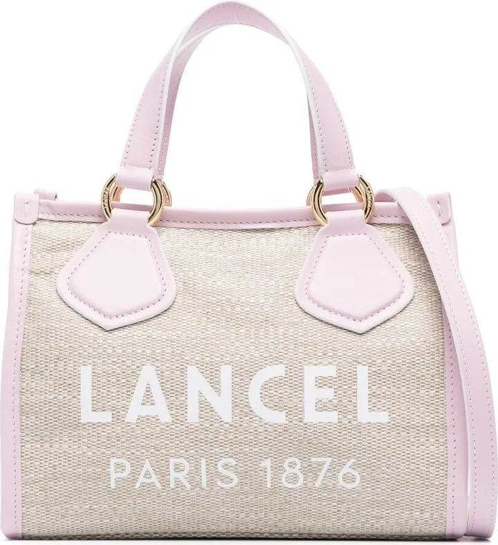 Summer logo-print tote bag