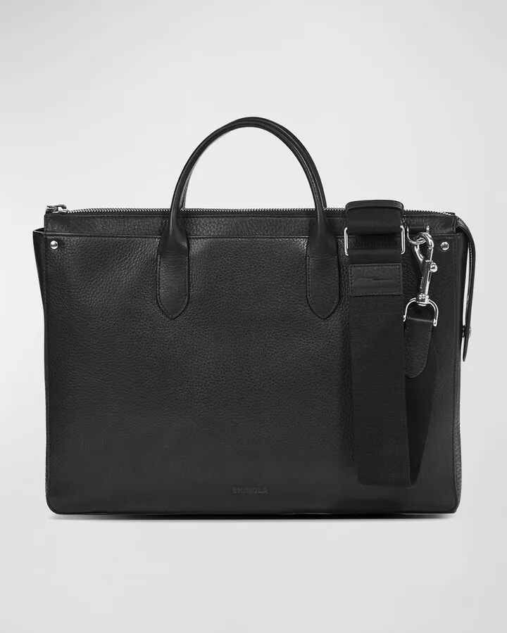 Men's The Slim Leather Traveler Briefcase