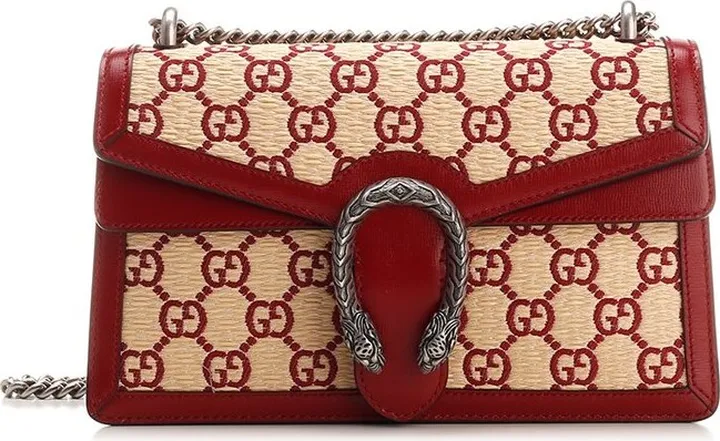 Gucci Dionysus GG Logo Monogram Foldover Shoulder Bag