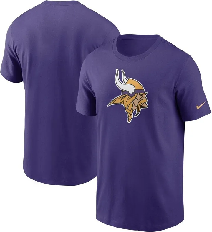 Men's Nike Purple Minnesota Vikings Primary Logo T-shirt