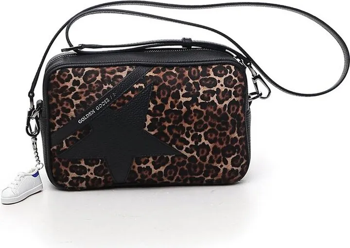 Golden Goose Deluxe Brand Star Patch Printed Shoulder Bag