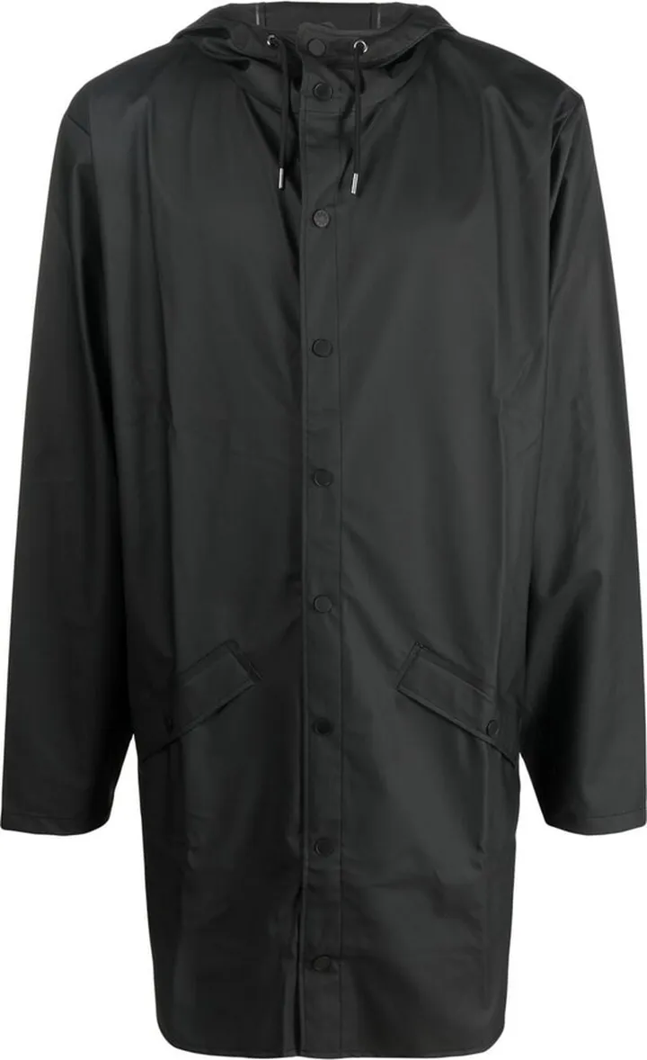 Drawstring Hood Raincoat