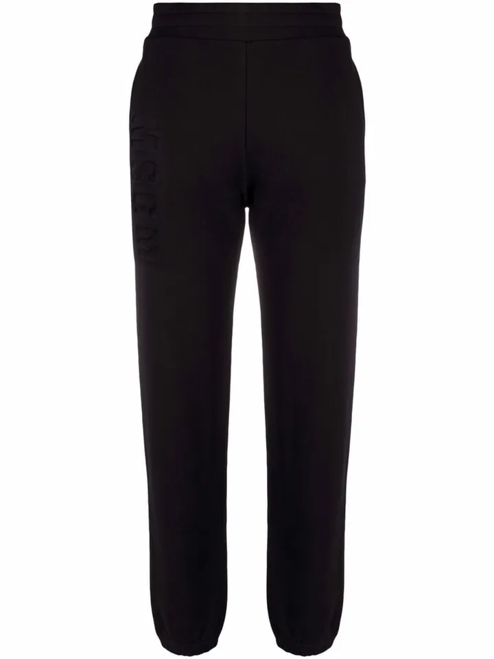 Logo-Print Cotton Track Pants