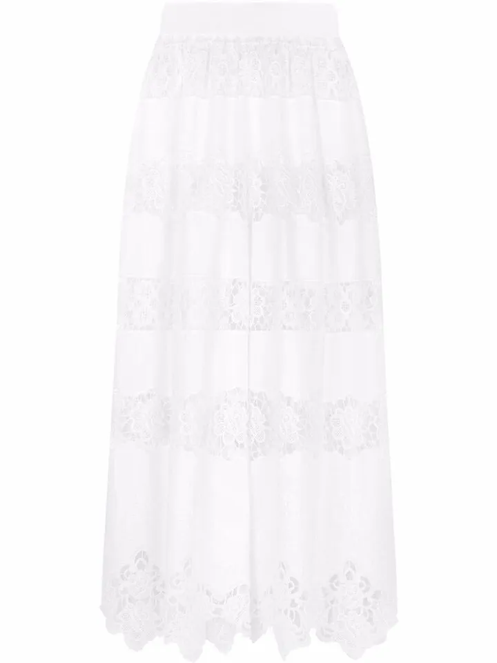 Openwork Embroidered Culottes