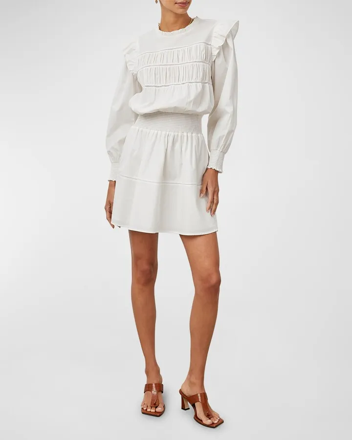Faren Long-Sleeve Mini Dress