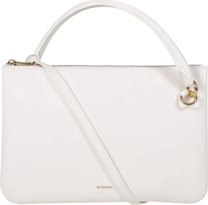 Jil Sander Logo Printed Shoulder Bag